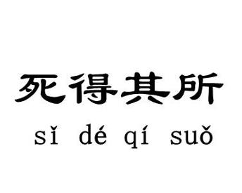 死得其所造句_死得其所的意思是什么_死得其所的近义词和反义词