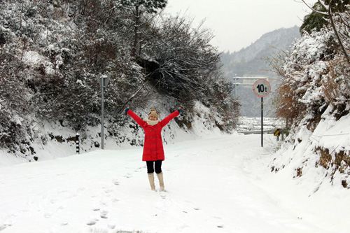 微信下雪了说说 纯洁的雪，终究是白了我的整个世界