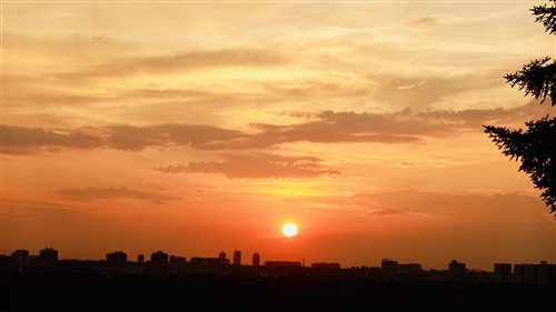 夕阳风景照配什么文字