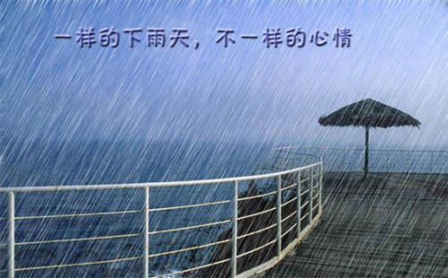 关于下雨天的经典搞笑说说